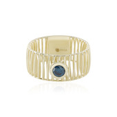 9K I2 Blue Diamond Gold Ring (Ornaments by de Melo)