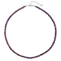 Mozambique Ruby Silver Necklace