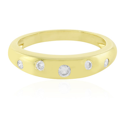 9K I4 (J) Diamond Gold Ring