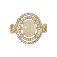 9K Australian Opal Gold Ring (Adela Gold)