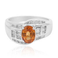 18K Mandarin Garnet Gold Ring (CIRARI)