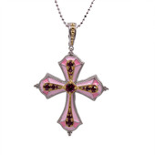 Rhodolite Silver Necklace (Dallas Prince Designs)