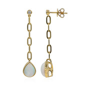 14K AAA Welo Opal Gold Earrings (CIRARI)