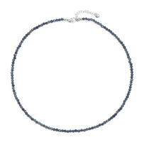 Ceylon Sapphire Silver Necklace