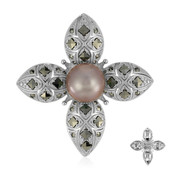 Ming Pearl Silver Brooch (Annette classic)