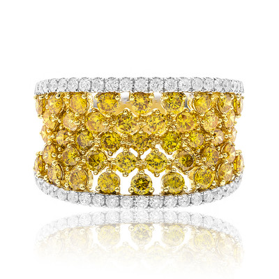 14K SI2 Orange Diamond Gold Ring (CIRARI)