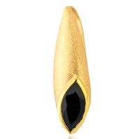 Black Onyx Silver Pendant