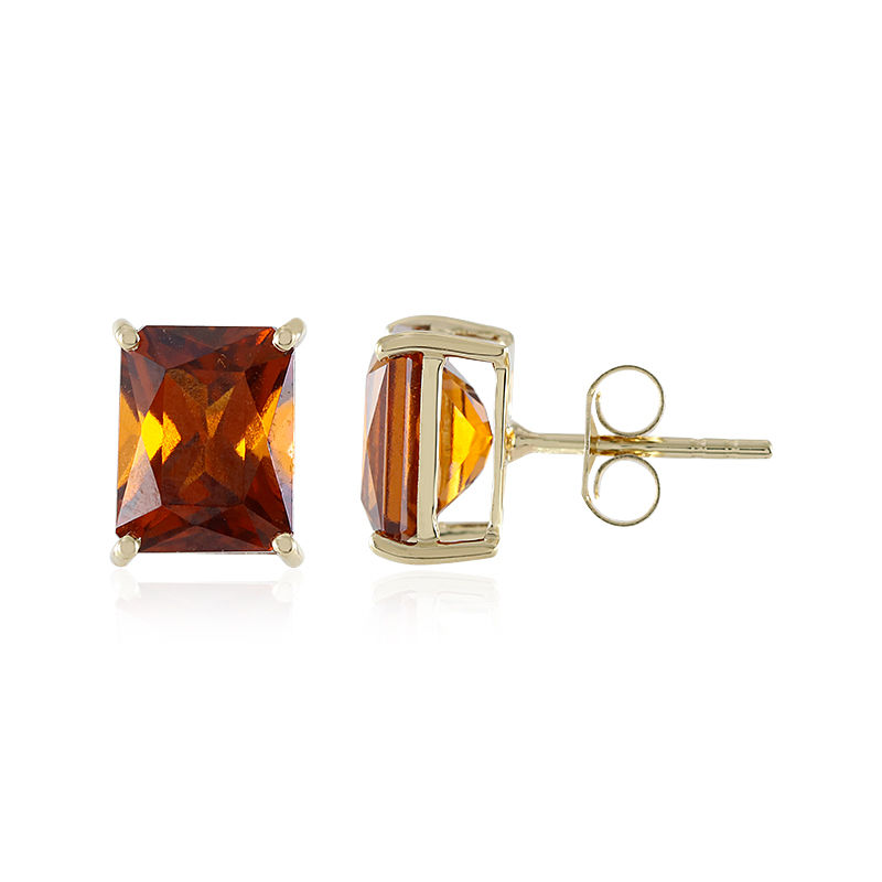 Neil Lane Garnet & Diamond Earrings 3/4 ct tw 14K White Gold | Kay