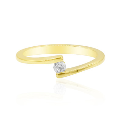 18K VS1 (E) Diamond Gold Ring (adamantes [!])