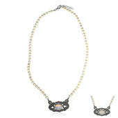 Welo Opal Silver Necklace (Annette classic)
