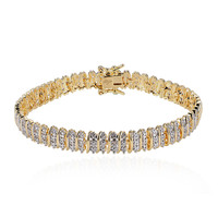 I3 (I) Diamond Brass Bracelet (Juwelo Style)
