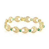 9K Zambian Emerald Gold Bracelet (Ornaments by de Melo)