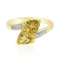9K Heliodore Gold Ring
