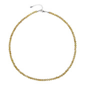 Grossular Garnet Silver Necklace
