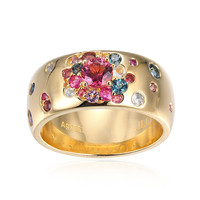 Ruby Silver Ring (Adela Gold)