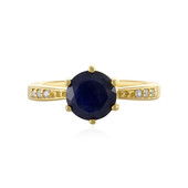Blue Mozambique sapphire Silver Ring