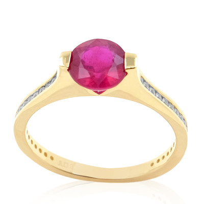 9K Madagascar Ruby Gold Ring