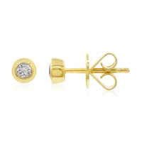 18K VVS1 (E) Diamond Gold Earrings (adamantes [!])