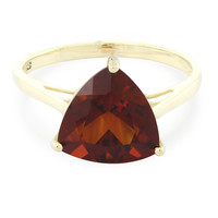 9K Imperial Red Citrine Gold Ring