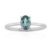 Bluegreen Mystic Topaz Silver Ring