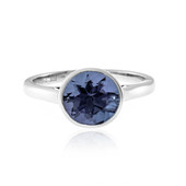 Blueberry Quartz Silver Ring