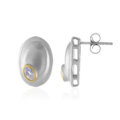 Welo Opal Silver Earrings (MONOSONO COLLECTION)