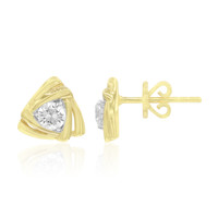 14K SI1 (G) Diamond Gold Earrings