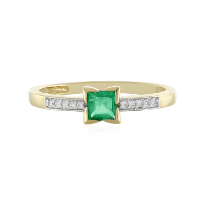 9K Ethiopian Emerald Gold Ring