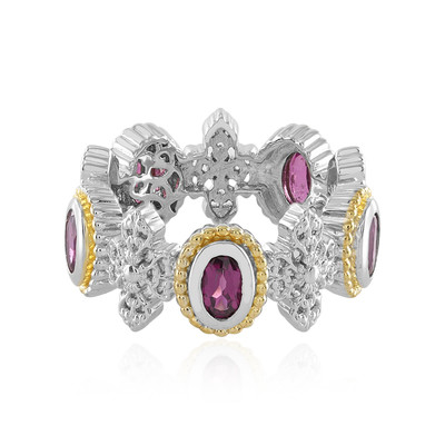 Rhodolite Silver Ring (Dallas Prince Designs)