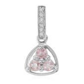 Ceylon Pink Sapphire Silver Pendant