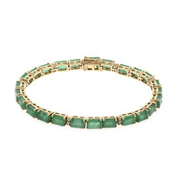 14K Colombian Emerald Gold Bracelet (CIRARI)
