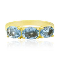 9K Medina Aquamarine Gold Ring