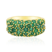 9K Zambian Emerald Gold Ring (Adela Gold)