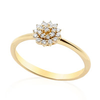 9K SI3 (G) diamond Gold Ring