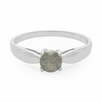 Romanian Spectrolite Silver Ring