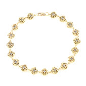 9K I2 Champagne Diamond Gold Bracelet (Ornaments by de Melo)