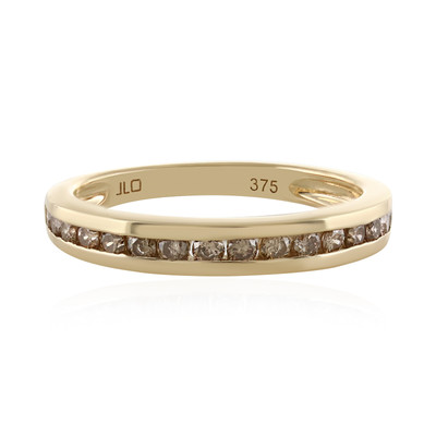 9K I3 Brown Diamond Gold Ring