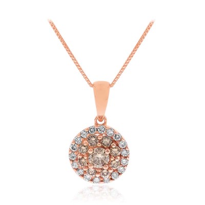 10K SI2 Brown Diamond Gold Necklace