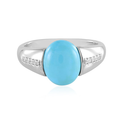 Sleeping Beauty Turquoise Silver Ring (Faszination Türkis)