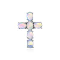 Welo Opal Silver Pendant