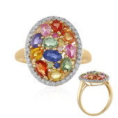 9K Fancy Sapphire Gold Ring (Adela Gold)