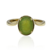 9K Brazilian Green Opal Gold Ring (Tenner Diniz)