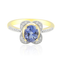 18K Blue Sapphire Gold Ring (AMAYANI)