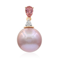 9K Pink Ming Pearl Gold Pendant (TPC)