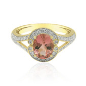 14K Pink Tourmaline Gold Ring (Annette)