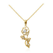 14K I1 (H) Diamond Gold Necklace (Smithsonian)