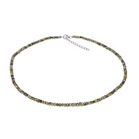 Chrysoberyl Silver Necklace