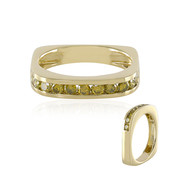 9K I2 Yellow Diamond Gold Ring (de Melo)