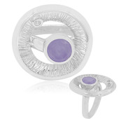 Lavender Jade Silver Ring (MONOSONO COLLECTION)