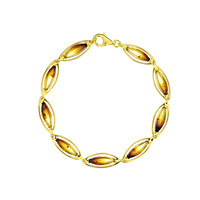 Baltic Amber Silver Bracelet